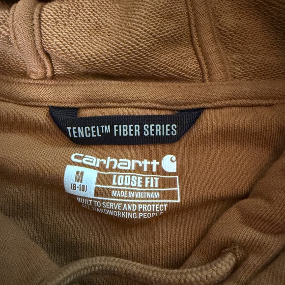 Carhartt Tan Unisex Hoodie Sweater - Picture 3 of 3